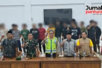 Ke-19 remaja anggota gangster diwajibkan lapor ke Polsek dan Koramil Undaan tiap Senin dan Kamis (Foto:JP)