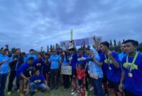 Tim Kalirejo juara Liga Desa Kabupaten Kudus 2025. (Foto: J05)