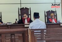 Suasana sidang S oknum anggota DPRD Kudus diputus kerja sosial (Foto:JP)