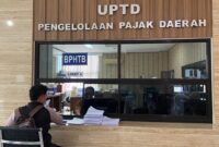 Loket pembayaran BPHTB di Kabupaten Kudus. (Foto: J05) 