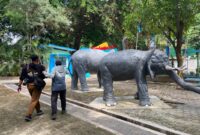 Taman Krida di Kelurahan Wergu Wetan, Kecamatan Kota, Kabupaten Kudus. (Foto: J05)