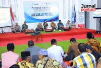 Kolaborasi lintas pihak, TP PKK Kudus, KSM, dan Djarum Foundation duduk bersama dalam rembuk sanitasi di Balai Desa Kesambi, membahas langkah mewujudkan desa sehat (Foto: JP)