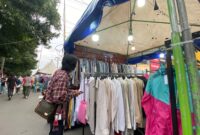 Tenda Dandangan alami kebocoran saat hujan turun. (Foto: J05) 
