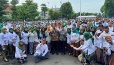 Foto bersama, usai pelantikan PPPK Paruh Waktu di lingkungan Pemkab Kudus. (Foto: J05) 