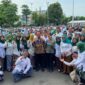 Foto bersama, usai pelantikan PPPK Paruh Waktu di lingkungan Pemkab Kudus. (Foto: J05) 