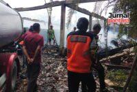Inavis Polres Kudus dilokasi kebakaran (Foto:JP)