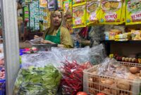 Harga cabai di Pasar Bitingan, Kabupaten Kudus. (Foto: J05) 