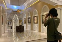 Ruang Kaligrafi di Museum Jenang, Kabupaten Kudus. (Foto: J05) 