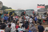 Ribuan warga Jateng Jabodetabek peserta Mudik Gratis Lebaran tahun 2025 (Foto:JP)