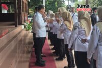 Halal bi halal ASN di Lingkungan Pemkab Kudus. (Foto: J05) 