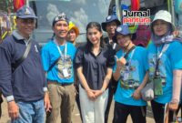 Wabup Bellinda Birton bersama ketua panitia Mudik Gratis 2026 (Foto:JP)