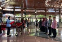 Pelantikan lima ASN di lingkungan Pemkab Kudus. (Foto: J05) 
