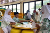 Aktivitas membaca anak-anak di Perpusda Kudus. (Foto: J05) 