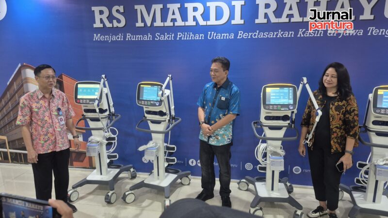 RS Mardi Rahayu menerima CSR dari PT Djarum berupa ventilator. (Foto: J02) 