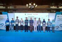 Penyerahan program bantuan RSLH di Pendopo Kabupaten Kudus. (Foto: JP) 