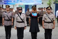 Sertijab Kasat dan Kapolsek Dawe Polres Kudus (Foto:Humas Polres Kudus)