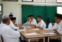 Bupati Kudus, Sam'ani Intakoris hingga petahana Ketua DPC PKB Kudus terlihat mengikuti rangkaian UKK tahap pertama yang diselenggarakan oleh DPW PKB Jateng pada Minggu (26/04/2026) kemarin. (Foto: Istimewa)