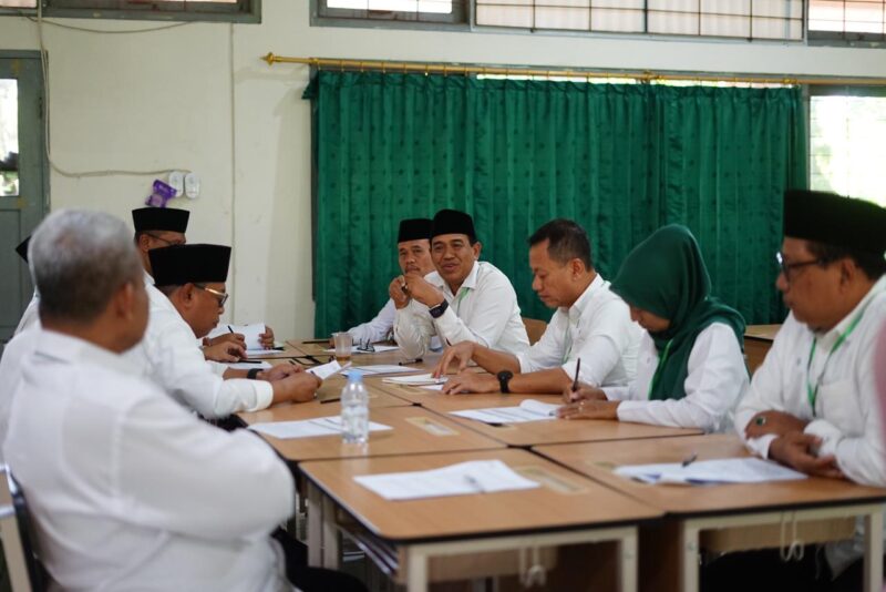 Bupati Kudus, Sam'ani Intakoris hingga petahana Ketua DPC PKB Kudus terlihat mengikuti rangkaian UKK tahap pertama yang diselenggarakan oleh DPW PKB Jateng pada Minggu (26/04/2026) kemarin. (Foto: Istimewa)
