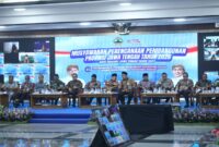 Bupati Kudus Sam’ani Intakoris menghadiri Musrenbang Provinsi Jawa Tengah 2026 di Gedung Gradhika Bhakti Praja, Semarang, Selasa (28/4/2026), sebagai wujud komitmen menyelaraskan arah pembangunan daerah tahun 2027 dengan kebijakan provinsi dan nasional. (Foto: istimewa)