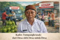 Sarjoko Kepala Desa Tumpangkrasak setuju Koperasi menyalurkan bansos (Foto:Ilustrasi AI)