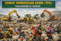 Aktifitas di TPA Tanjungrejo, Jekulo, Kudus (Foto:Ilustrasi AI)