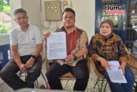 Kuasa hukum pelapor kasus dugaan eksploitasi anak di Ponpes Al Chalimi meminta ketegasan Polres kudus untuk menahan empat orang yang telah ditetapkan sebagai tersangka. (Foto: J02) 