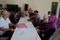 Pendaftaran bakal calon Pilkades PAW di Kabupaten Kudus. (Foto: JP) 