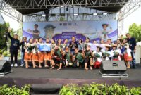 Para juara Festival Tari Lajur Caping Kalo di Kabupaten Kudus. (Foto: Istimewa) 