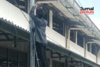 Dok. Teknisi CCTV Pasar Baru. (Foto: JP)