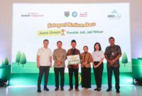 Apresiasi Lomba Keluarga ASIK kategori Rintisan Baru yang diraih oleh Pondok Jati, Desa Jati Wetan, Kecamatan Jati, Kabupaten Kudus. (Foto: Istimewa)