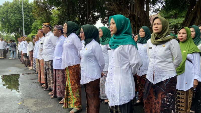 Ilustrasi. Pelantikan Pegawai Pemerintah dengan Perjanjian Kerja (PPPK) di lingkungan Pemerintah Kabupaten Kudus. (Foto: J05) 