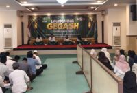 Peserta mengikuti peluncuran Program GEGASH yang digelar LKKNU Kudus. (Foto: JP)