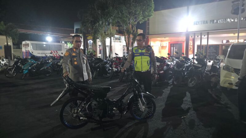 Motor yang diamankan (Foto:Istimewa)