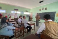 Komisi D DPRD Kudus, Disdikpora Kudus, Dinas Sosial P3AP2KB Kabupaten Kudus mendatangi SD 5 Hadipolo, Kecamatan Jekulo, Kabupaten Kudus. (Foto: J05)