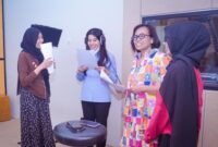 Wakil Bupati Kudus, Bellinda Birton mengisi suara karakter Uti dalam animasi Sai dan Uti. (Foto: Istimewa) 