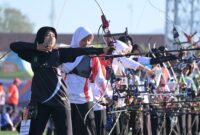 Atmosfer kompetitif tinggi tersaji selama gelaran MilkLife Archery Challenge Kejurnas
Junior 2026 yang berlangsung di Supersoccer Arena, Kudus (Foto:Istimewa)