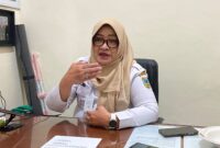 Kabid Pedagang Kaki Lima (PKL) Dinas Perdagangan Kabupaten Kudus, I'in Vestriaswari. (Foto: J05) 