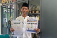 Muhammad Luqmanul Hakim, siswa kelas XI MA Qudsiyyah Kudus, terpilih mewakili Indonesia pada ajang Arabic Reading Challenge (ARC) 2026. (Foto: J05) 