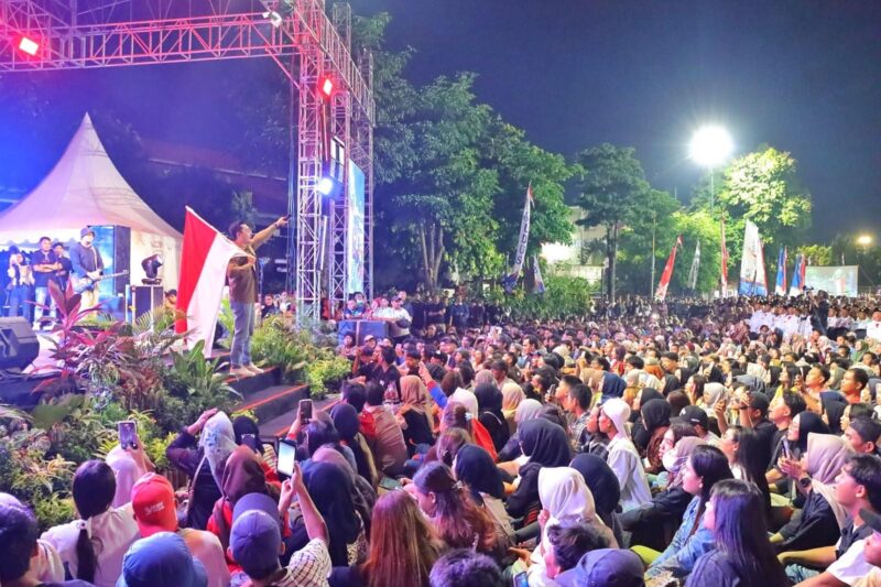 Panggung rakyat dalam rangka memeriahkan HUT ke-81 Kemerdekaan Republik Indonesia (RI) ajak masyarakat Kabupaten Kudus berdonasi untuk korban bencana gempa di NTT. (Foto: Istimewa)