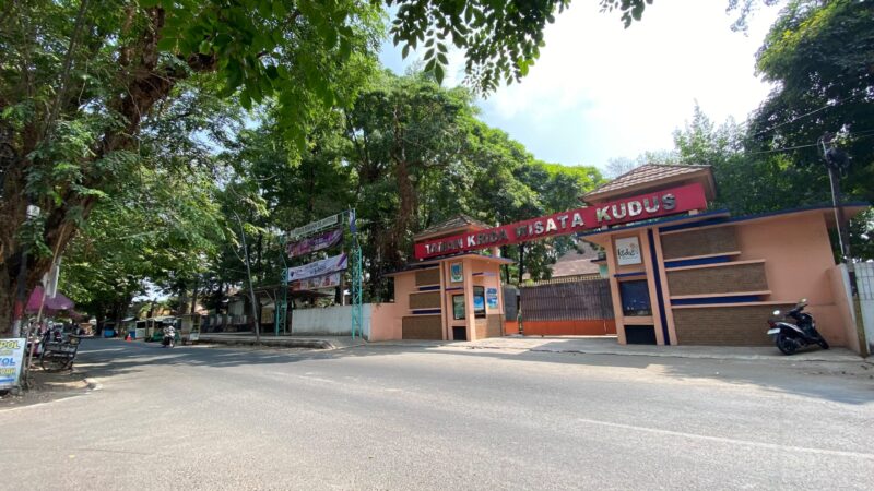 Taman Krida yang berada di Kelurahan Wergu Wetan, Kecamatan Kota, Kabupaten Kudus. (Foto: J05) 