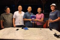Foto bersama jajaran manajemen Persiku Kudus dan Presiden Klub baru, Bangun Bawono, usai penunjukan menjelang kompetisi Liga 2 musim mendatang. (Foto: JP) 