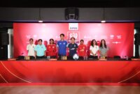 Konferensi pers Srikandi Merdeka Cup di Supersoccer Arena, Kudus, Kamis, 13/8/2026. (Foto: Istimewa) 