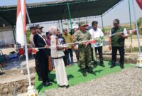 Sumur Bor Program TNI AD Manunggal Air Tahap II Tahun Anggaran 2026 di Desa Berugenjang, Kecamatan Undaan, Kabupaten Kudus, diresmikan. (Foto: JP) 