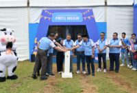 Pembukaan MilkLife Festival Keluarga Sehat 2025 di Alun-alun Kudus (Foto:Istimewa)