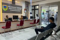 Pelayanan di Dinas Sosial P3AP2KB Kabupaten Kudus. (Foto: J05) 