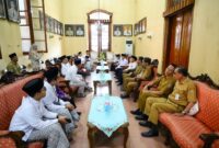 Pelepasan kafilah Kudus untuk mengikuti MTQ Nasional di Semarang. (Foto: Istimewa)