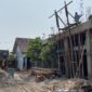 Proyek revitalisasi di SDN 4 Undaan Kidul, Kecamatan Undaan, Kabupaten Kudus. (Foto: J05) 
