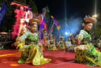 Penampilan karnaval budaya dalam rangka memperingati Hari Jadi Kota Kudus ke-477, pada Sabtu, 12/9/2026. (Foto: J05)
