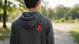 Ilustrasi. Kasus HIV yang menjangkit anak. (Foto: AI) 