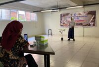 Lomba mendongeng dalam ajang Festival Tunas Bahasa Ibu (FTBI) 2026 jenjang SMP di Kabupaten Kudus. (Foto: J05) 
